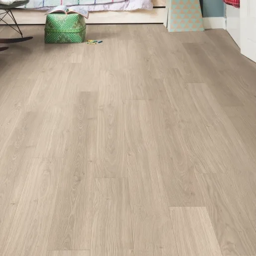 Ламинат Quick-Step Perspective Wood PW1304 Доска дубовая светло-серая лакированная