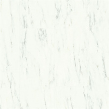 Quick Step LVT (ПВХ) AMCP40136 Мрамор каррарский белый