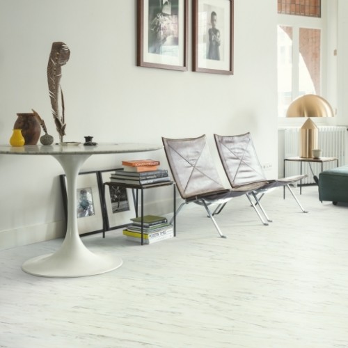 Плитка ПВХ Quick-Step Vinyl Flex Blush 2,5 мм SGTC20305 Мрамор белый лунный
