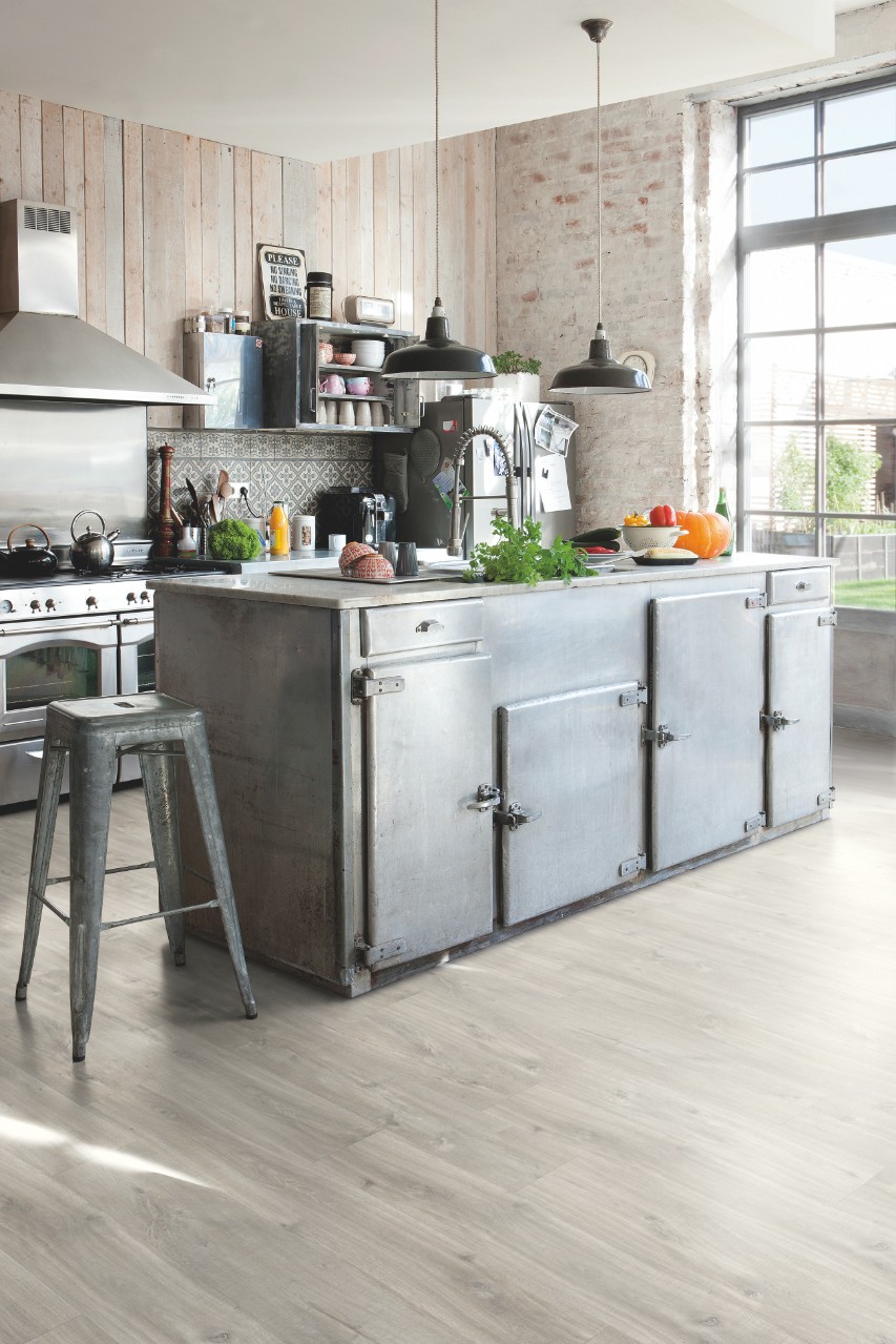 Quick Step LVT (ПВХ) BAGP40030 Дуб каньон серый пилёный